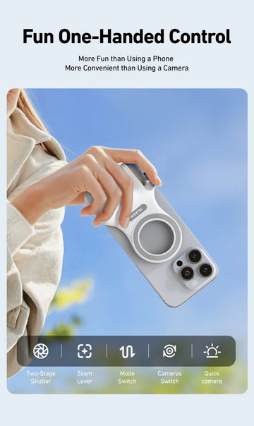 📸 Revolutionize Your Mobile Photography with TELESIN MagSafe Camera Shutter Grip