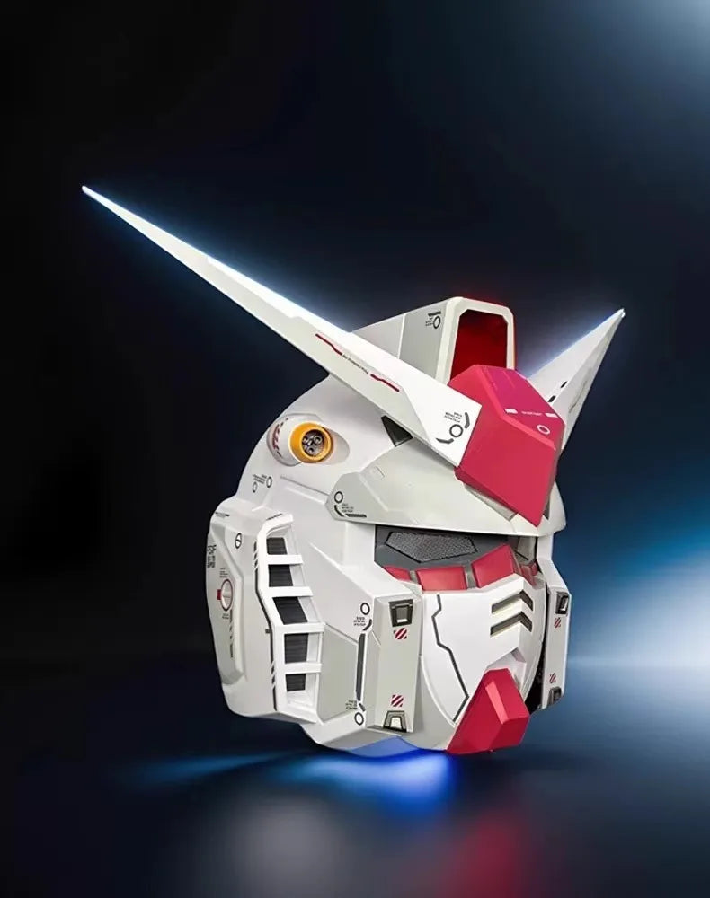 Bandai RX-78-2 Gundam Wearable Helmet – Glowing Full Headgear Mask for Adults | Handmade Collectible Model with Light-Up Feature