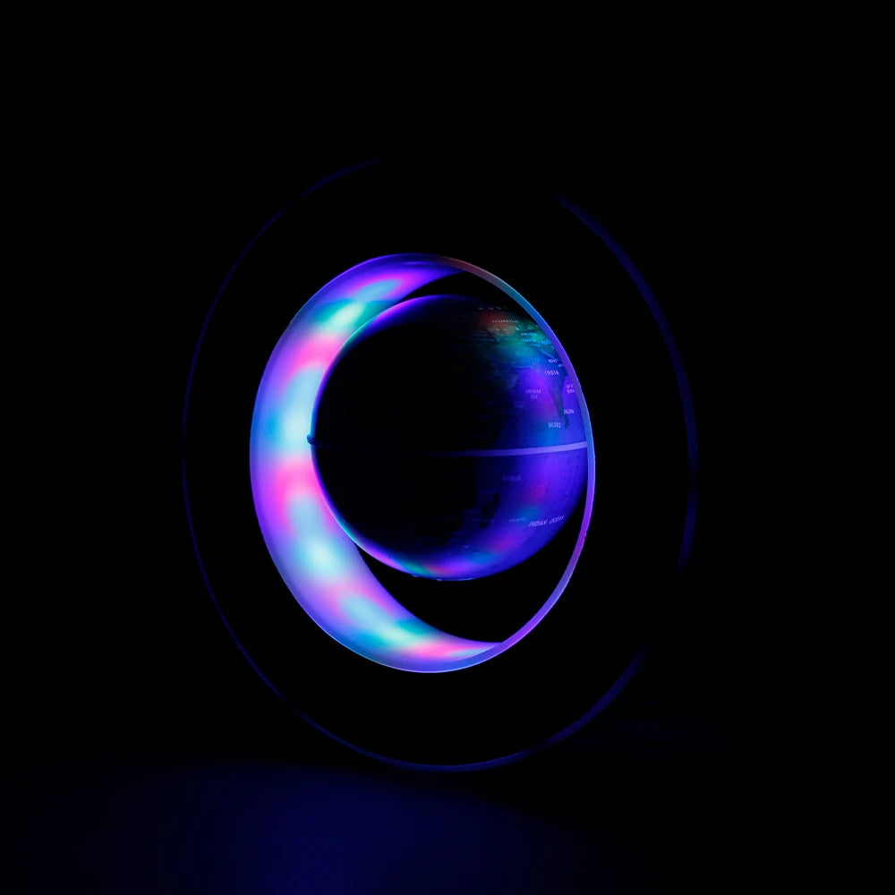 Magnetic Levitating Globe with LED Lights – Floating Rotating World Map Ball | Educational Decor & Gift for Home, Office, Kids