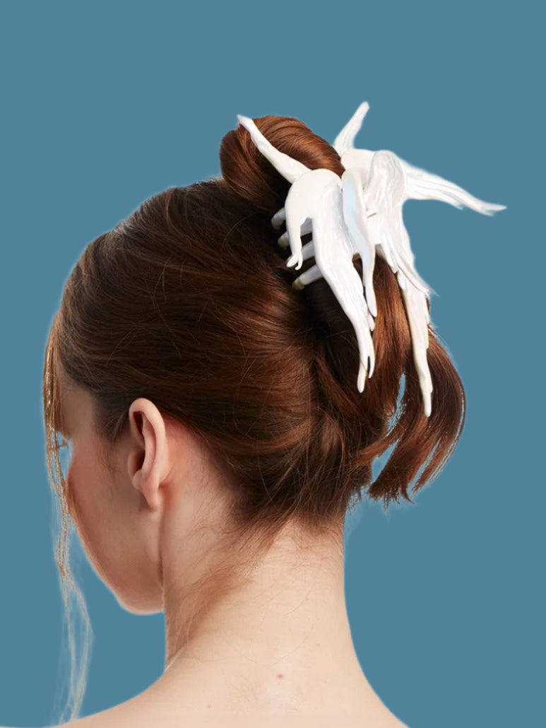 Sparkling Angel Wing Hair Clip Punk