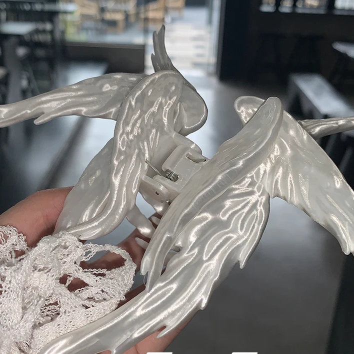 Sparkling Angel Wing Hair Clip Punk
