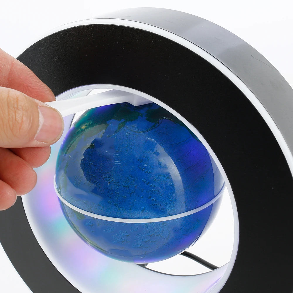 Magnetic Levitating Globe with LED Lights – Floating Rotating World Map Ball | Educational Decor & Gift for Home, Office, Kids