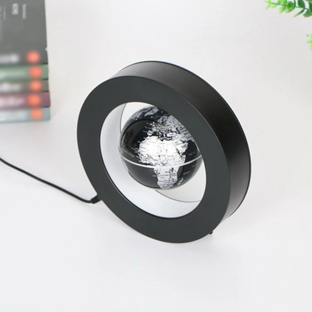 Magnetic Levitating Globe with LED Lights – Floating Rotating World Map Ball | Educational Decor & Gift for Home, Office, Kids