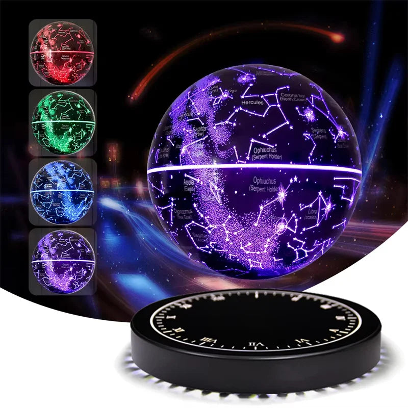 Levitating Magnetic Globe Table Starry Light Rechargeable Touch Control Floating Lamp Personalized Gift Office Home Decoration