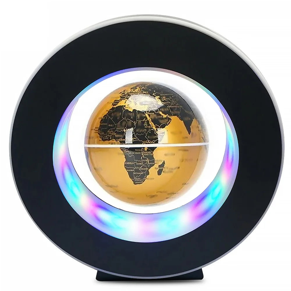 Magnetic Levitating Globe with LED Lights – Floating Rotating World Map Ball | Educational Decor & Gift for Home, Office, Kids
