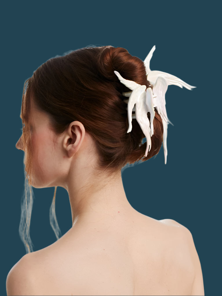 Sparkling Angel Wing Hair Clip Punk
