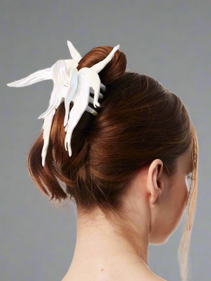 Sparkling Angel Wing Hair Clip Punk