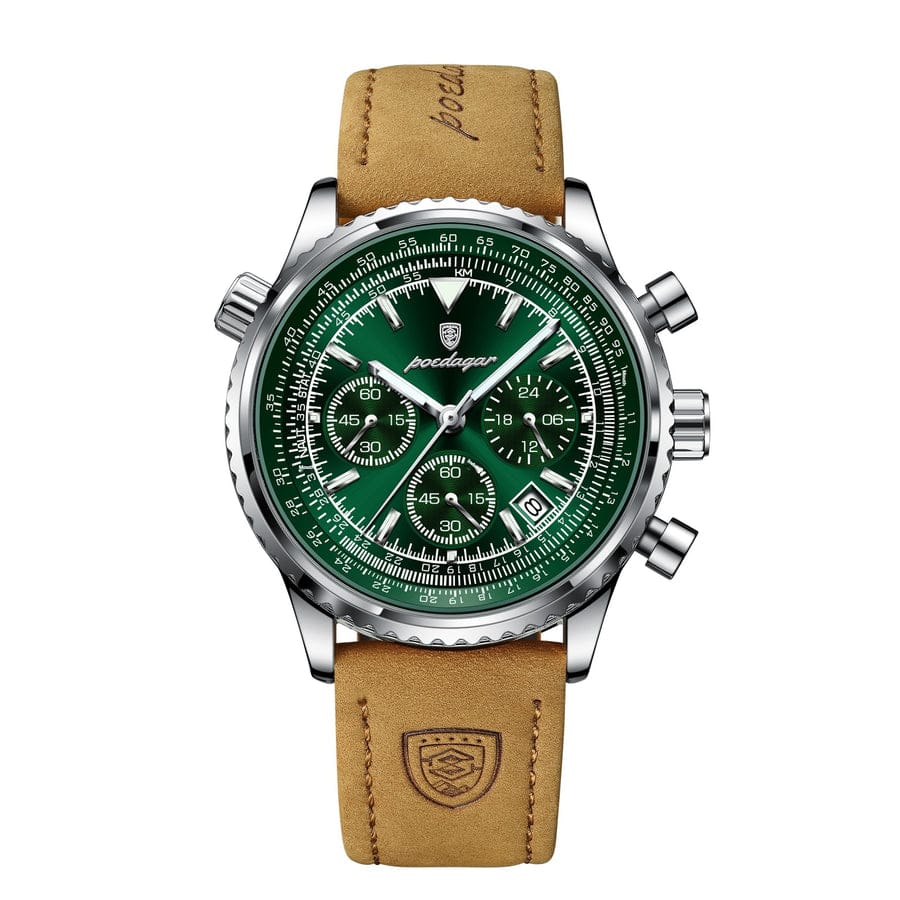 POEDAGAR 9601 Luxury Men’s Quartz Chronograph Watch